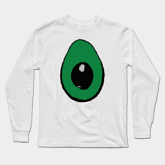 Green Avocado Long Sleeve T-Shirt by DARNA